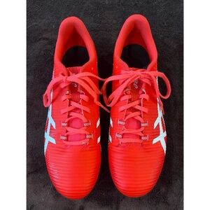 Asics Hypersprint 8 Track and Field Women’s Size 7.5 Red and White